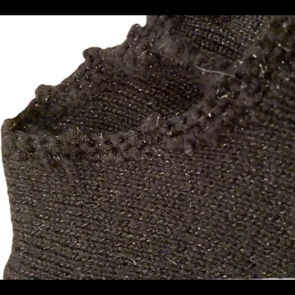 Gap Baby Dress Black Knit Silver Flecks Casual or Dressy Infant Size 0-3 Months